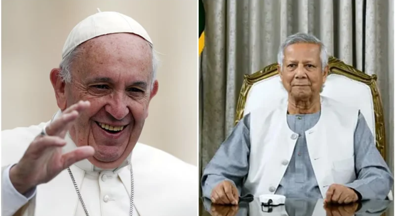 পোপ ফ্রান্সিসের মৃত্যুতে প্রধান উপদেষ্টার শোক