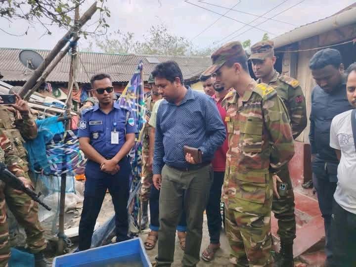 অপদ্রব্য মিশ্রিত ২১০ কেজি চিংড়ি জব্দ, লাখ টাকা জরিমানা