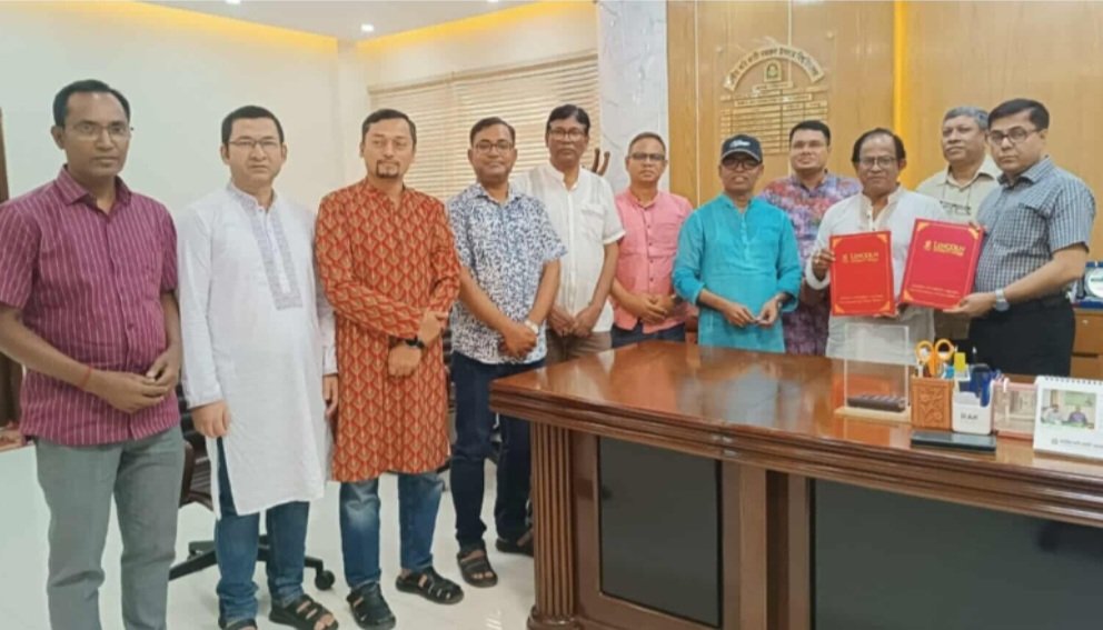 নজরুল বিশ্ববিদ্যালয় ও মালয়েশিয়ার লিংকন বিশ্ববিদ্যালয় কলেজের মধ্যে সমঝোতা স্মারক স্বাক্ষর