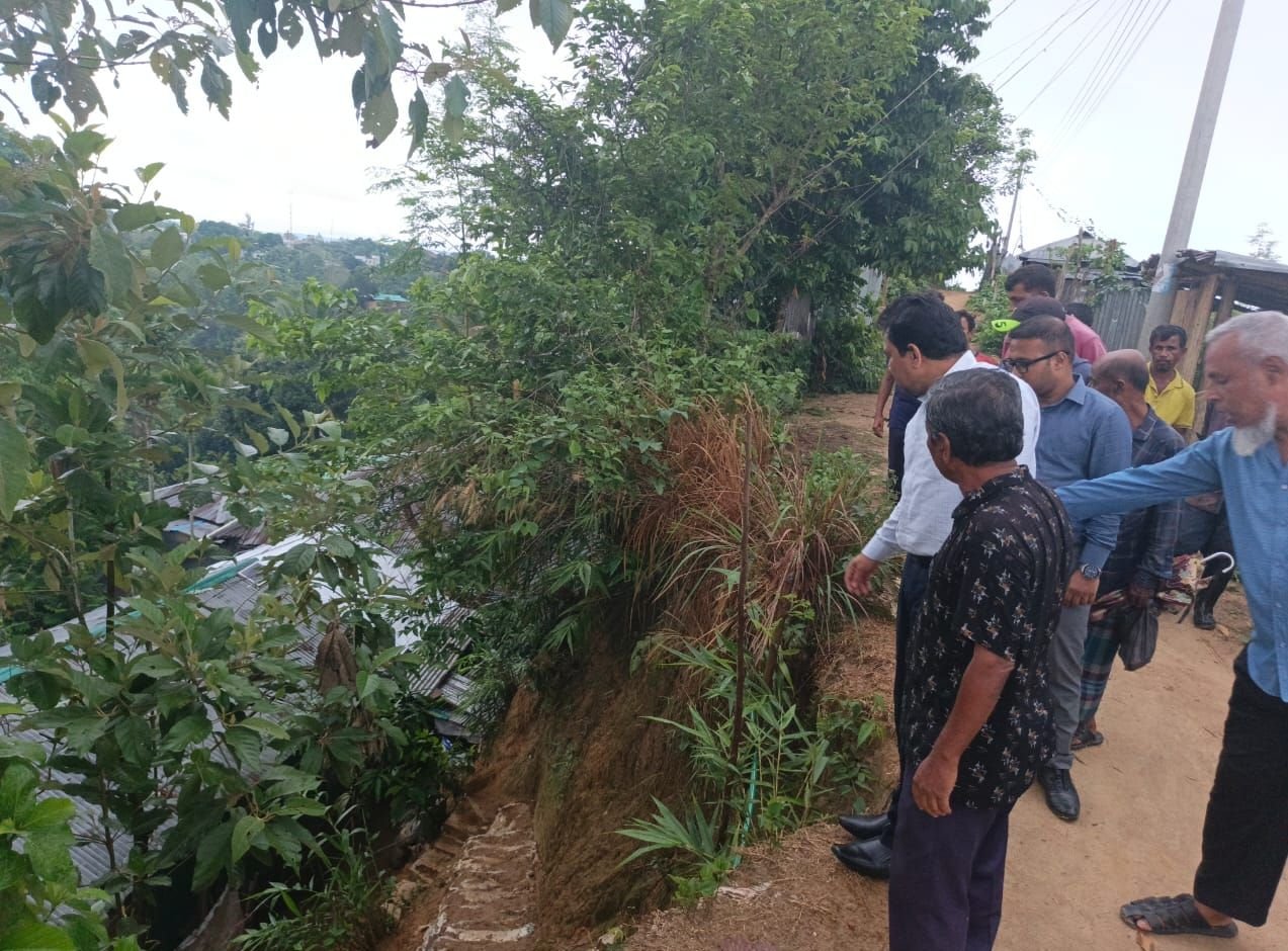 রাঙামাটিতে টানা বৃষ্টি, আবারো বাড়ছে পাহাড় ধসের শঙ্কা