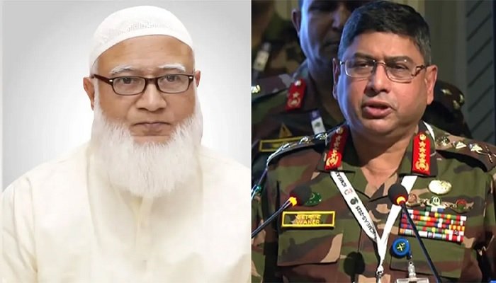 জামায়াত আমিরের শারীরিক খোঁজ নিলেন সেনাপ্রধান