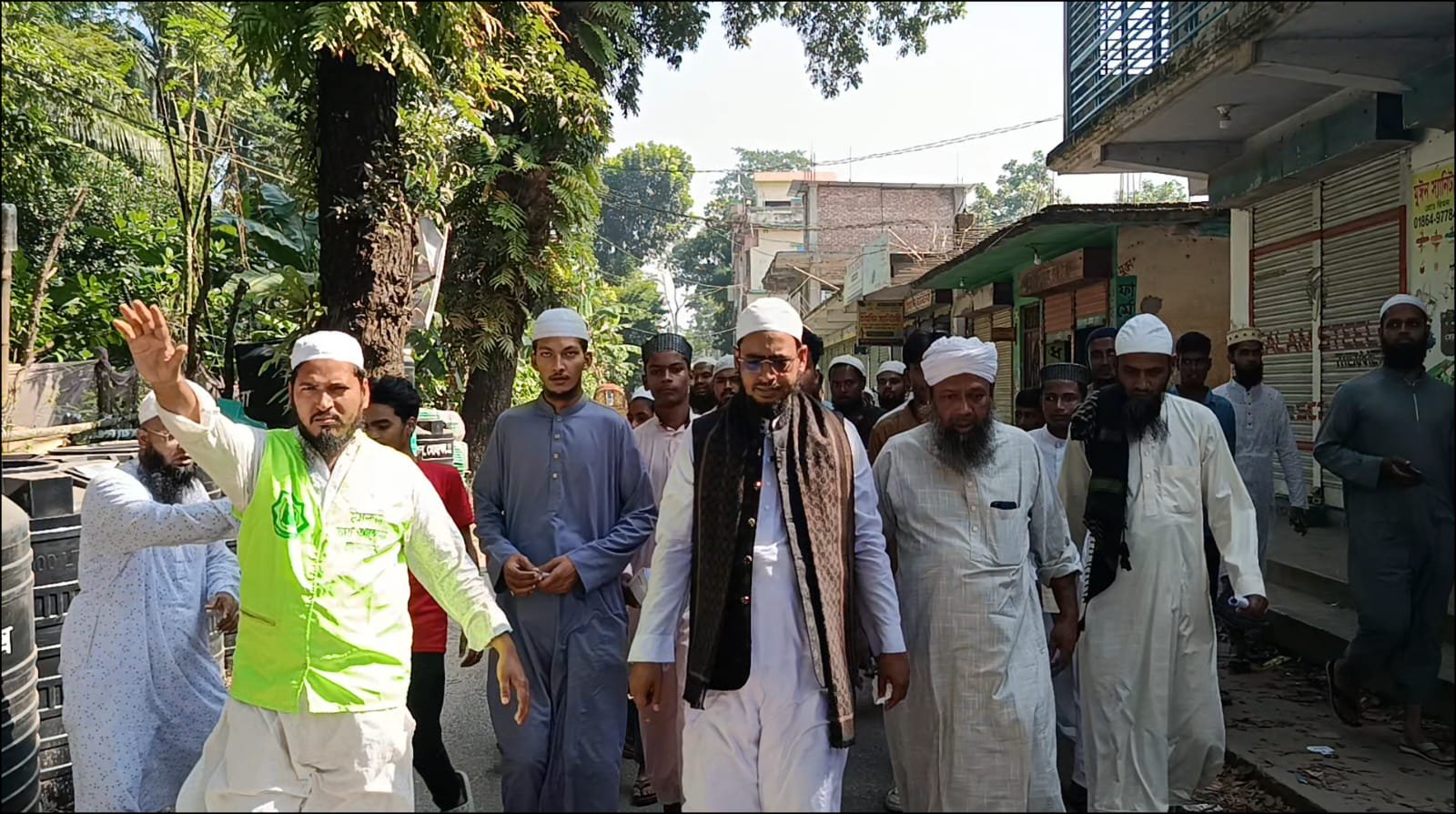 ঝালকাঠিতে ইসলামী আন্দোলনের প্রার্থী ইব্রাহিম আল হাদীর গণসংযোগ!