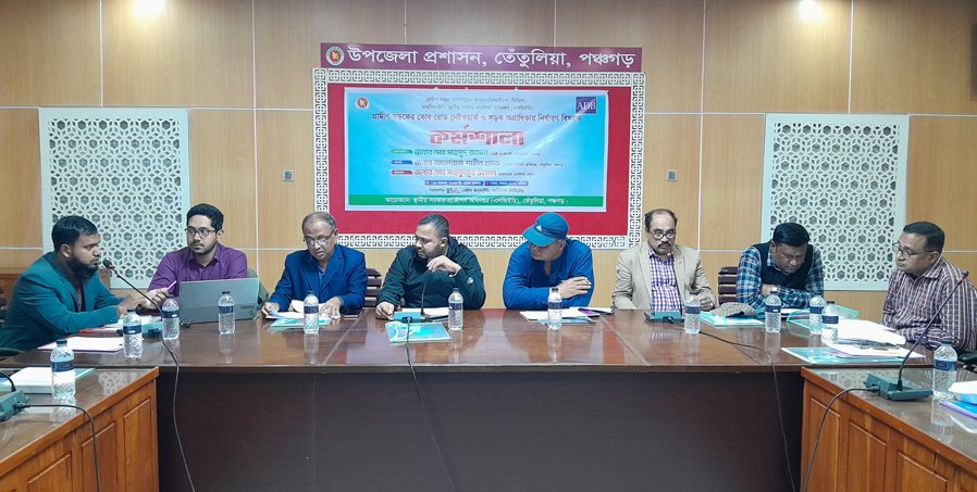 পঞ্চগড়ের তেঁতুলিয়ায় কোর রোড নেটওয়ার্ক ও সড়ক অগ্রাধিকার নির্ধারণ বিষয়ক কর্মশালা