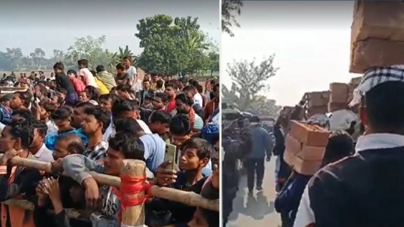 বাবরি মসজিদ পুনর্নির্মাণে লাখো মানুষ আনলেন ইট