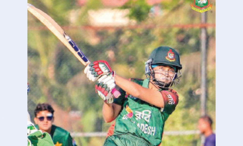 ৬ উইকেটে হেরেছে বাংলাদেশ
