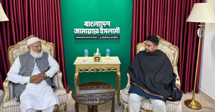 জামায়াত আমিরের সঙ্গে নাহিদ ইসলামের সাক্ষাৎ
